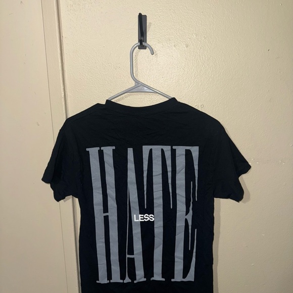 Black Graphic T-Shirt with LOVE Print - Picture 2 of 3